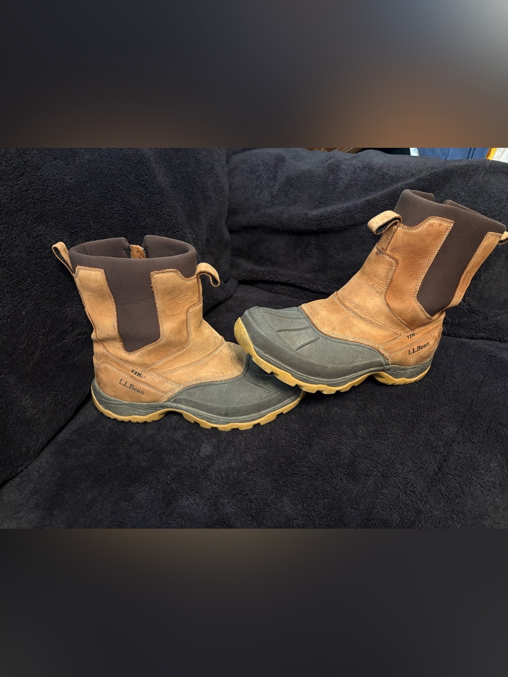 L.L.Bean TEK 2.5 Storm Chaser 5 Side-Zip 200gr Primaloft Winter Boots Men’s 9 M